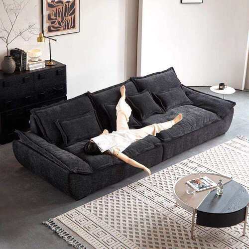 意式中式风沙发小户型出租屋客厅家用卧室现代简约直排帆船沙发