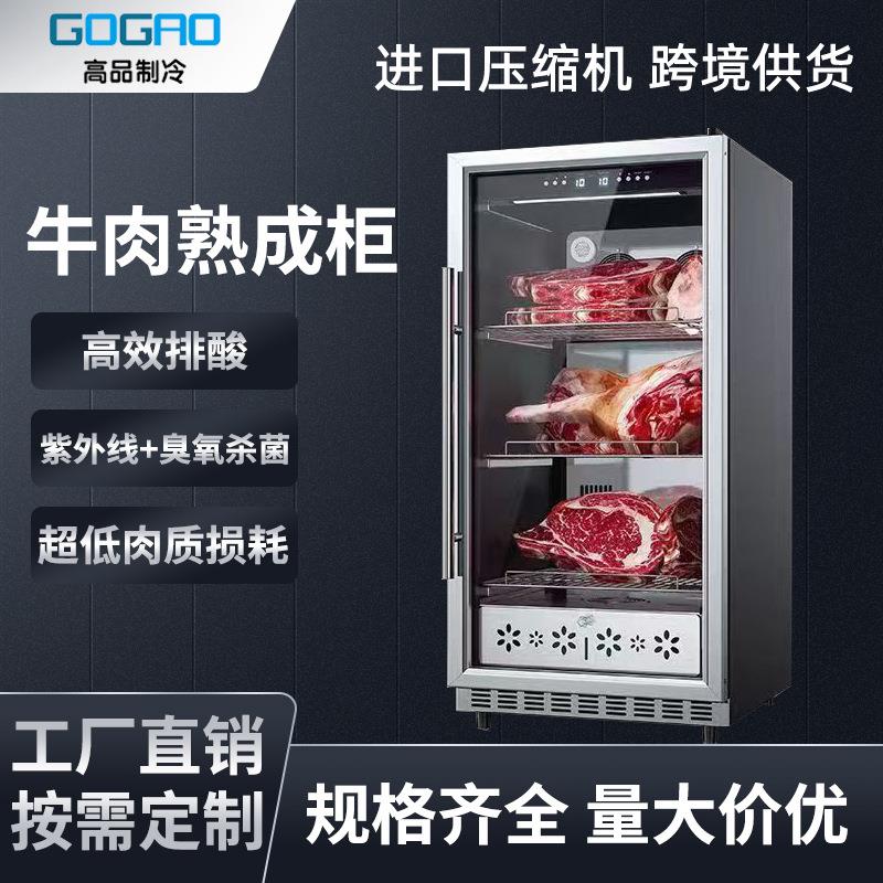 牛肉熟成柜快速制冷低耗静音冷风无霜拒绝雾气超市立式冷柜等设备