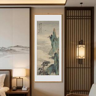 客厅背景墙画民宿玄关装 饰画山水壁画 美学挂画禅意新中式 茶室宋式