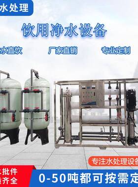 RO反渗透水处理工厂生产豆芽废水回用设备直饮水工业大型纯水机