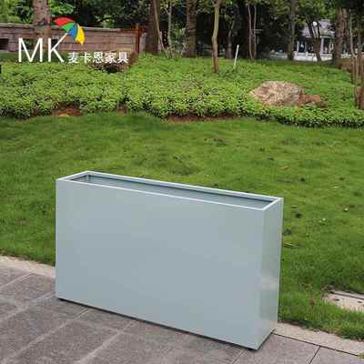 艺植花箱户外花铁坛外摆不锈户外铝合钢铝种合金花池箱售楼部金属