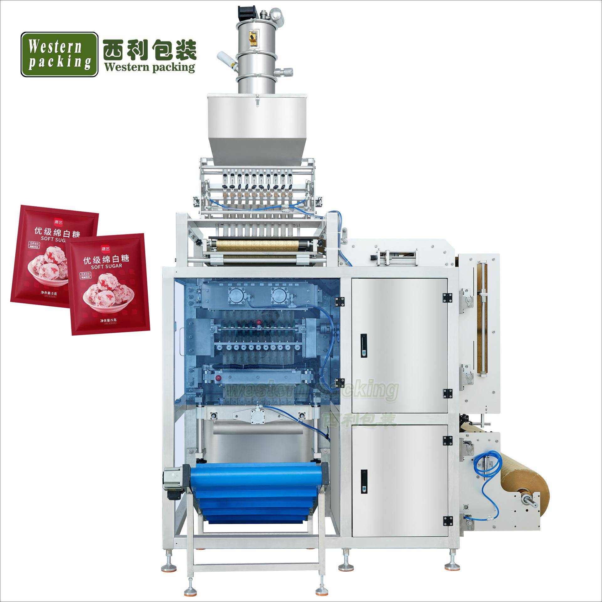 三合一咖啡包装机奶茶粉包装机白砂糖包装机500包/分钟