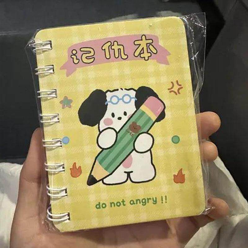 线圈本美式女朋友记仇本线圈本高颜值便携口袋笔记本迷你侧翻便签本小记事本