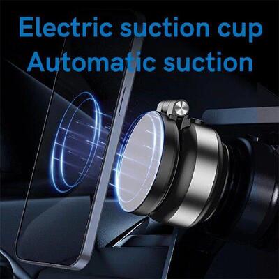 Double Vacuum Sucker Car Phone Holder Stand Universal