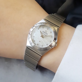 一口价98新欧米茄星座系列石英手表女表123.10.24.60.55.003