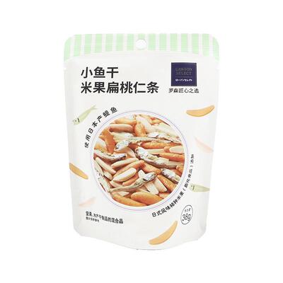 LAWSON罗森 小鱼干米果扁桃仁条38g