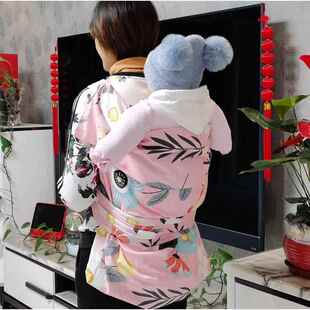 四季通用婴幼儿棉布老式背布云贵川娃儿传统背带后背前抱背裙