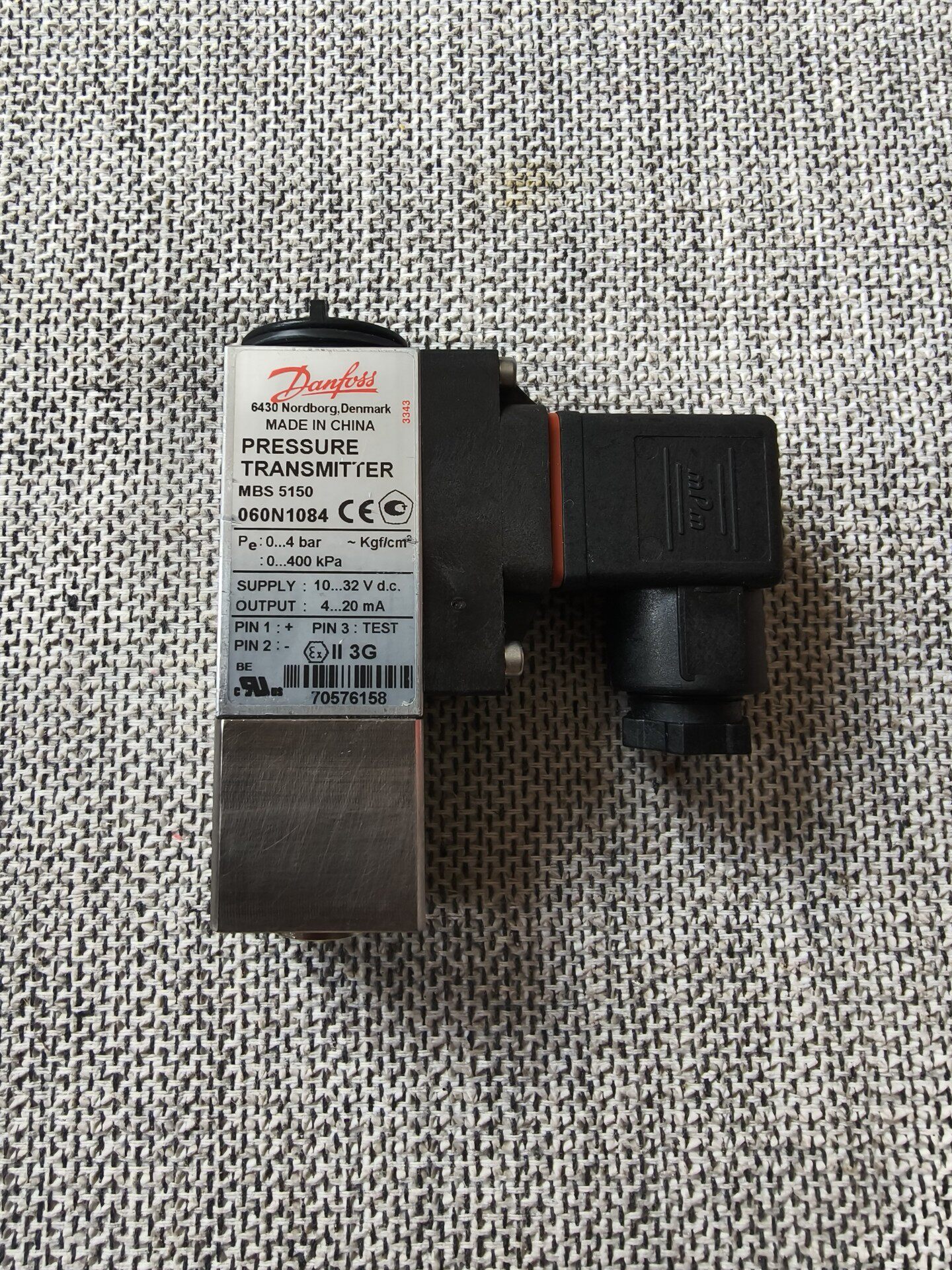 【现货速发】Danfoss压力传感器，MBS5150，060