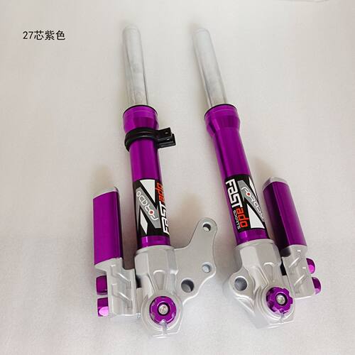 减2芯前震福喜7奇鬼火电IXD摩战速小龟巧格前叉酷改装前避震