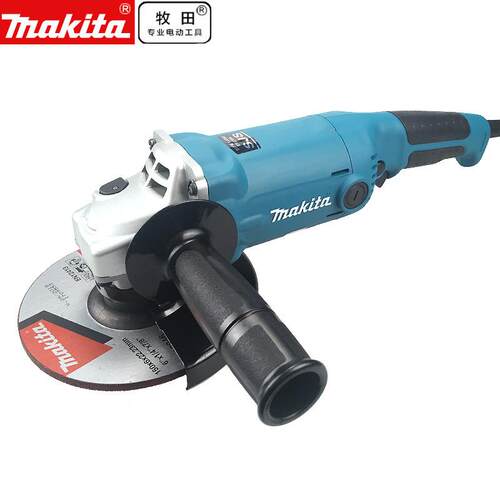 makita牧田角磨机GA6010角向磨光机GA6020钢材金属切割150mm
