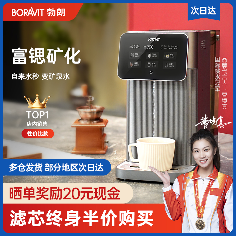 BORAVIT勃朗净饮水机家用即热一体直饮机台式净水器反渗透净饮机