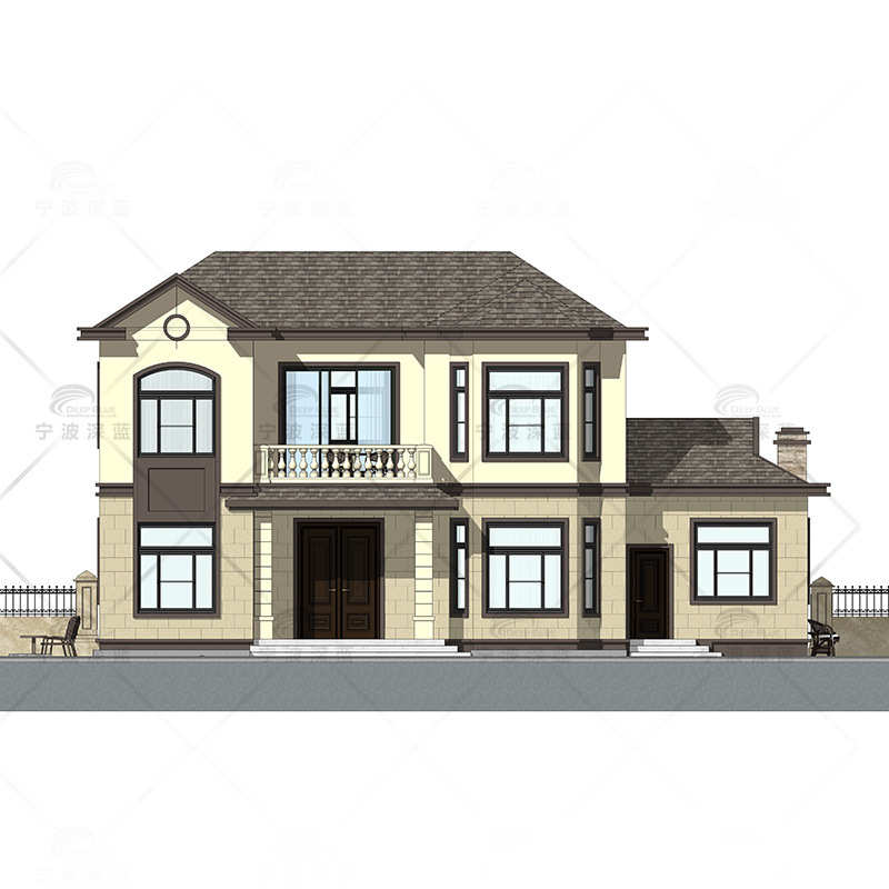 模块化轻钢龙骨厂家 集成房屋活动房 农村自建房图纸 两层欧式轻