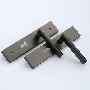 供应室内房门锁 机械执手锁卧室现代简约合金家用静音门锁厂家