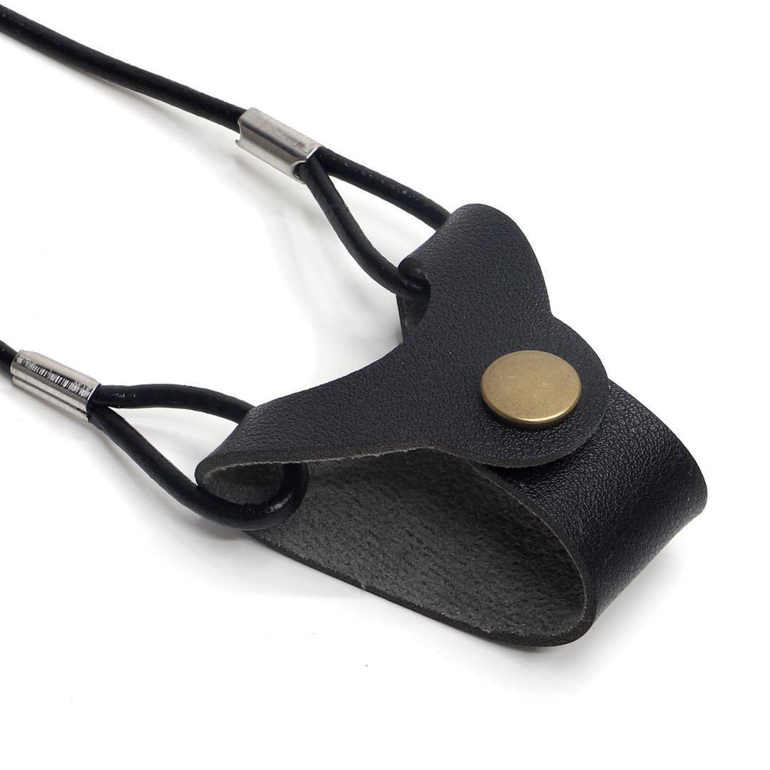 挂式眼镜盒便携挂脖眼镜皮套挂绳墨镜夹手工韩国ins女太阳眼镜盒