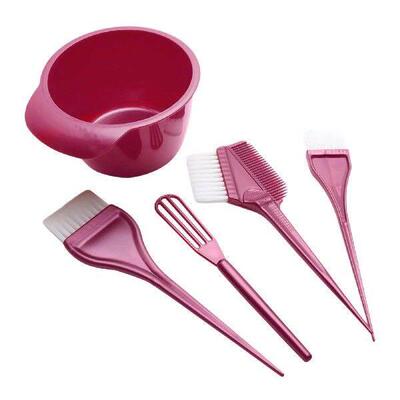 5x Hair Dye Color Brush and 300 ml Set Hair Coloring Dyeing