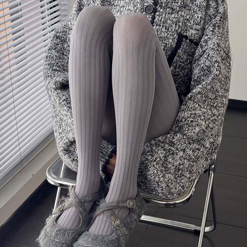 打底袜烟灰色连裤袜女秋冬款加厚天格蕾系深灰色打底裤袜米1009k