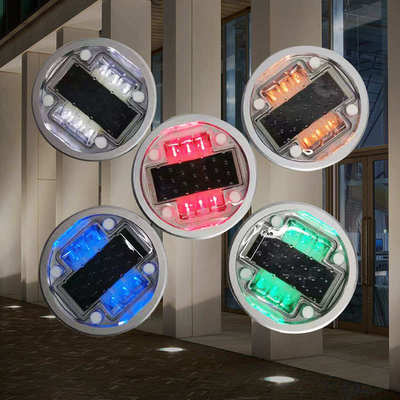 厂家直销道路景观灯智慧交通铸铝道钉防水抗压太阳能铸铝地埋灯