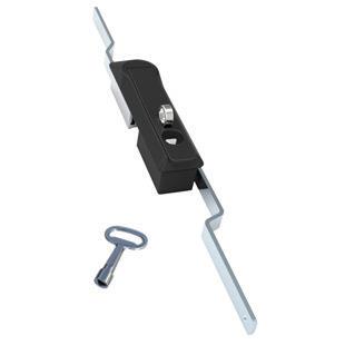 恒珠柜锁S4M36配电箱柜门杆MS463连锁可配带挂锁扣