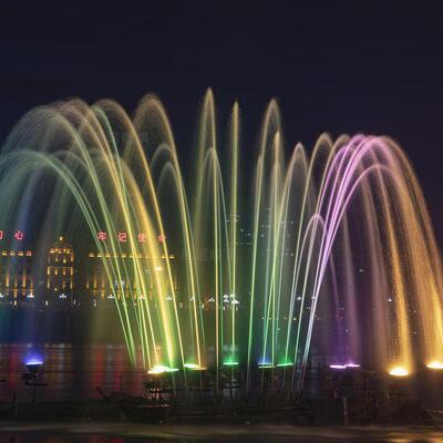 音乐喷泉设备水景工程广场景区水幕电影湖面波光花样组合式喷泉