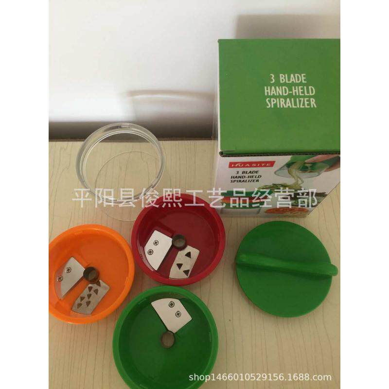 多功能刨丝器 3件套螺旋削丝器旋转黄瓜削皮胡萝卜切丝切菜器