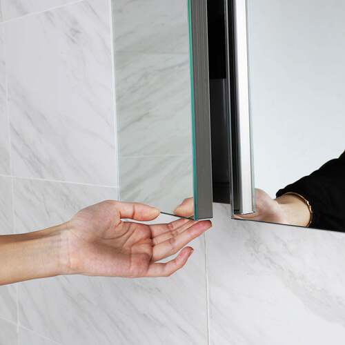 欧红志智能浴室镜柜卫生间镜子收纳简约一体柜不锈钢挂墙式洗手台