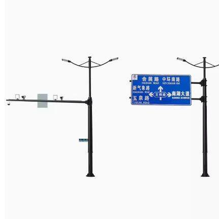 多杆合一多功能综杆智慧灯组共合灯LED标路志牌标志杆合交通信号