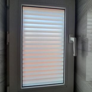 卫生间窗户贴纸防走光浴室厕所仿百叶窗贴纸磨砂隐私防窥玻赵之孙