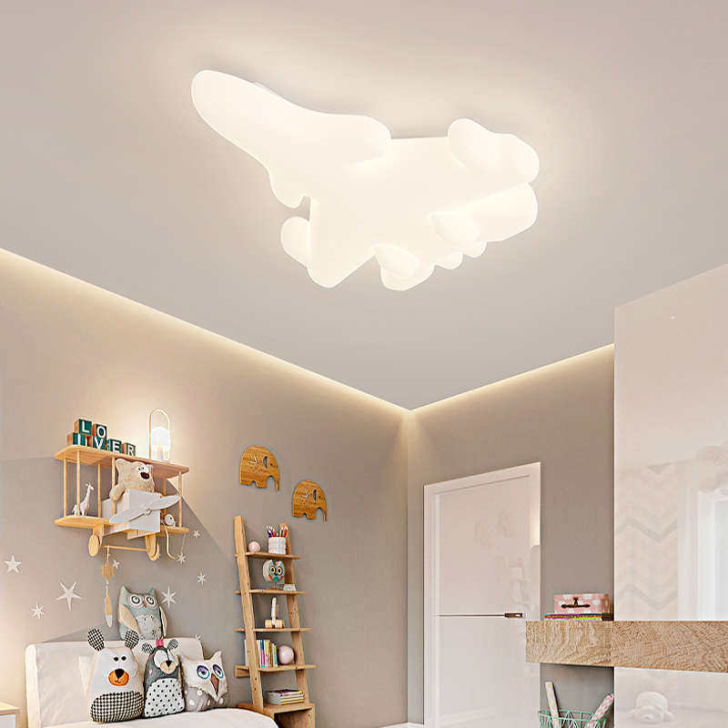 儿童房吸顶灯奶油简约飞机现代光谱卡通护眼卧室房间灯具,家装灯饰光源,智能吸顶灯,淘宝优惠券,粉丝福利购,淘宝优惠卷