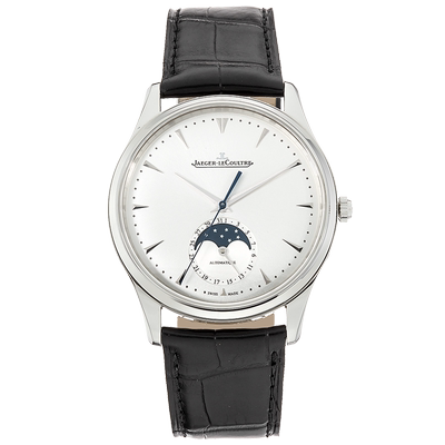 盒证[9.8新]积家大师系列精钢自动机械手表男1368420金陀