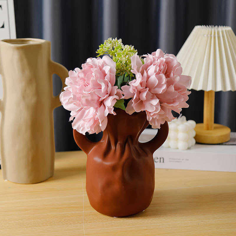 北宿水培客厅陶瓷工作室创意咖啡馆欧风花瓶摆件ins民装饰品插花