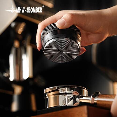 MHW-3BOMBER轰炸机布粉器 CD纹意式咖啡压粉锤四桨螺纹51/58mm