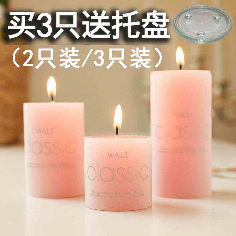 圆柱无味浪漫香烛晚餐蜡烛灭烛剪