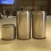 304不锈钢双层烟道锅炉房烟囱201绝缘通风管道发电机管烟囱