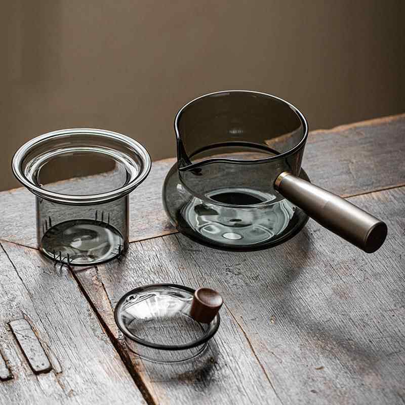 玻用璃福禄侧把壶电陶炉蒸RVE煮茶壶加烧水家陶壶茶热具壶围炉煮