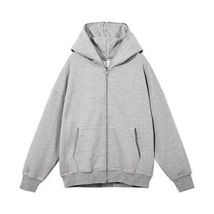 Men Sweatshirts Zip Retro Harajuku Hoodies Jacket