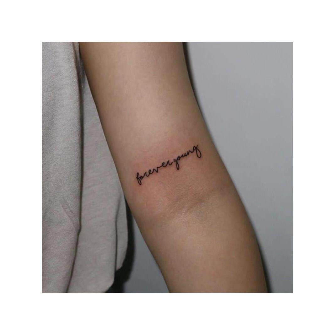 Cool Tattoos for Hand Tattoo Sticker Black Letter Fake Tatoo