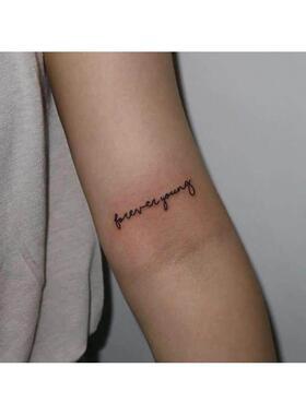 Cool Tattoos for Hand Tattoo Sticker Black Letter Fake Tatoo