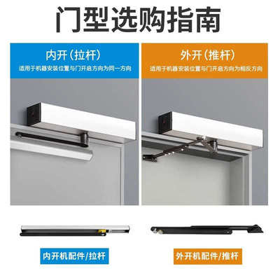电动闭门器自动开门机感应智能开门器关门器平开门机组电机全套
