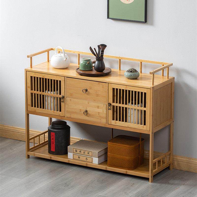 日式餐柜茶台桌小边柜茶水柜置物架现代简约茶具收纳层架博古架子,住宅家具,餐边柜,淘宝优惠券,粉丝福利购,淘宝优惠卷