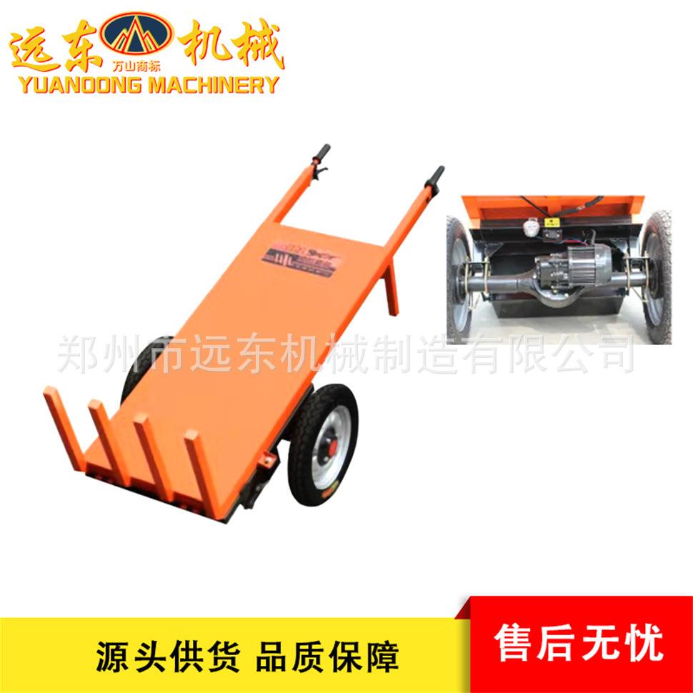 手推站式平板车建筑工地电动三轮车翻斗车工具车搬运拉粪上料拉货