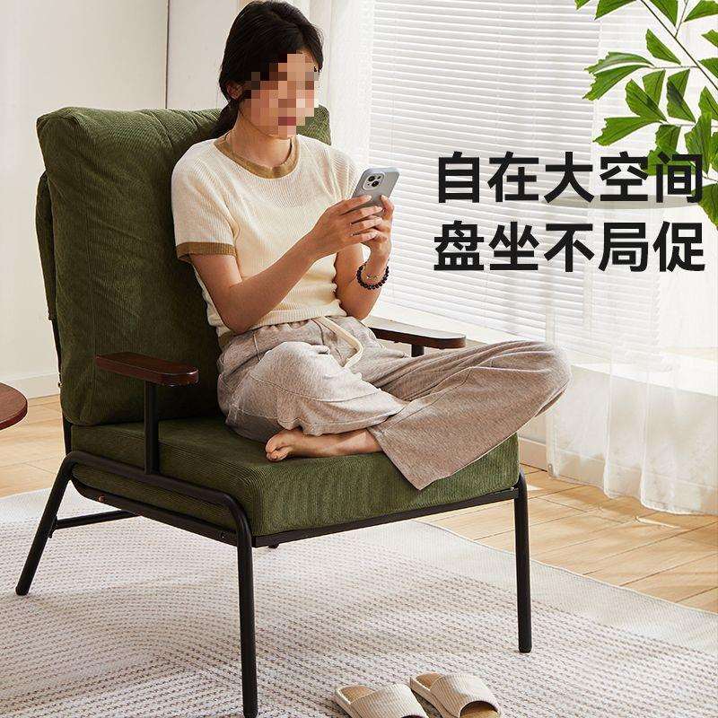 单人沙发椅客厅轻奢现代老虎椅子家用阳台休闲懒人座椅咖啡厅单椅