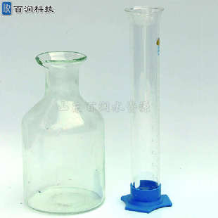 玻璃储水瓶量杯水文局水位测量量筒雨量计专用读数量杯