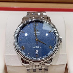 自动机械男表424.10.40.20.03.004 欧米茄碟飞手表男款 全套 9.8新