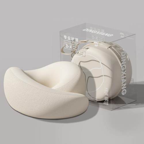 鸵鸟便u型形枕记忆棉护颈枕?飞机睡觉U枕脖枕坐Fh(x}#gb车携旅行