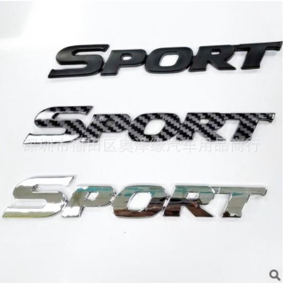 SPORT尾标 适用于汉兰达标志 SPORT标志 侧门侧标 ABS材质