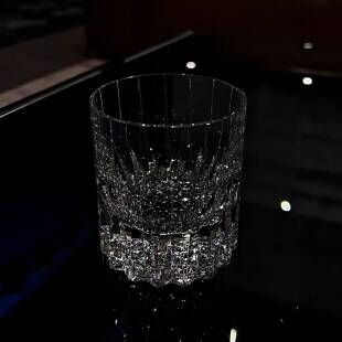 江户切子星芒杯水晶玻璃杯洋酒杯高颜值威士忌杯情人节送男友礼物