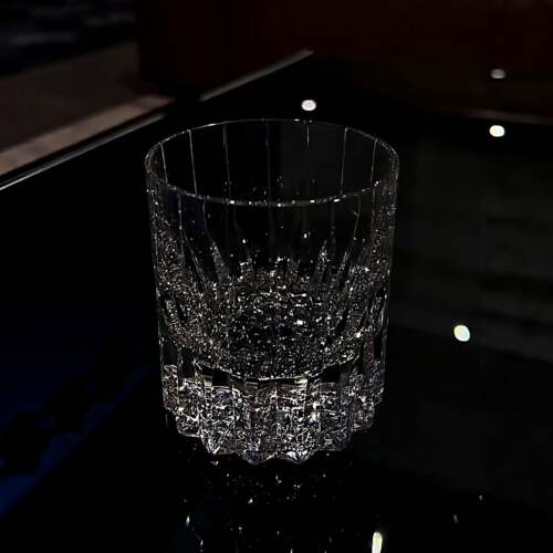 高颜值星芒水晶威士忌杯