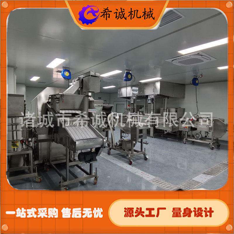 藕条生产线 藕条清洗油炸流水线 希诚裹浆土豆条油炸机