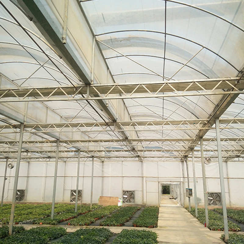 无锡厂家薄膜连栋温室大棚骨架内外遮阳简易现代农业种植大棚安装