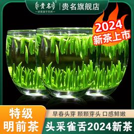 明前雀舌茶叶2024新茶，特级贵州湄潭翠芽，春茶浓香型全芽头绿茶250g